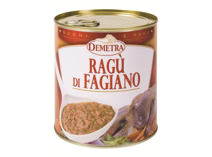 Ragù di fagiano 820 gr demetra