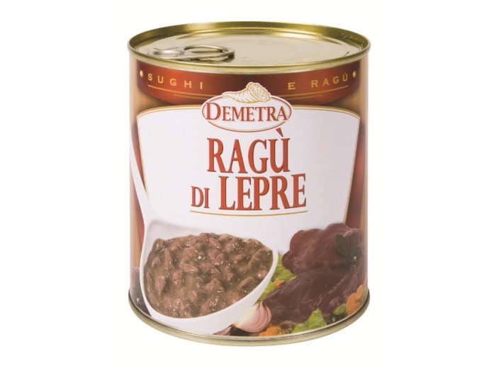 Ragù di lepre 820 gr demetra