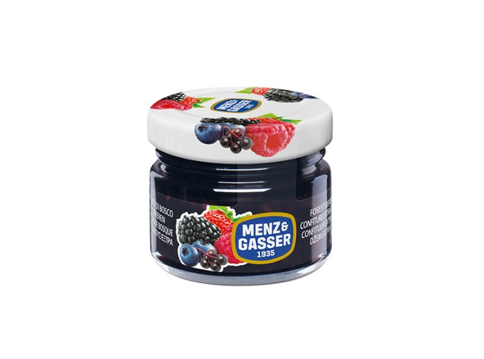 Confettura frutti di bosco in vetro 28gr