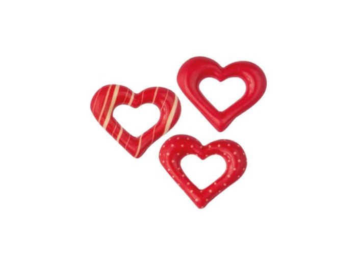 Cuori amore assortiti cioccolato bianco