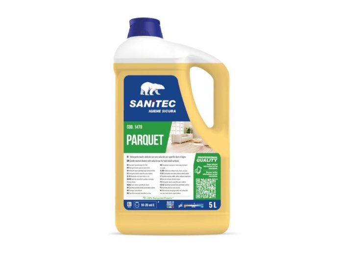 Detergente parquet con cera sanitec 5 kg
