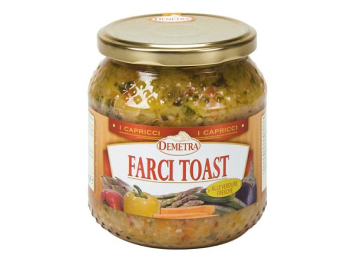 Farci-toast alle verdure 530 gr demetra