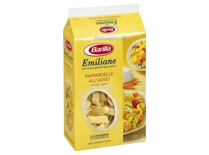 Pappardelle all'uovo 250 gr barilla