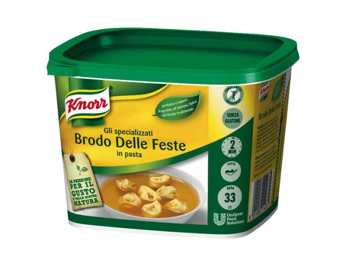 Brodo delle feste in pasta knorr
