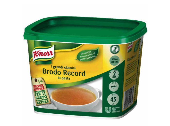 Brodo record in pasta knorr