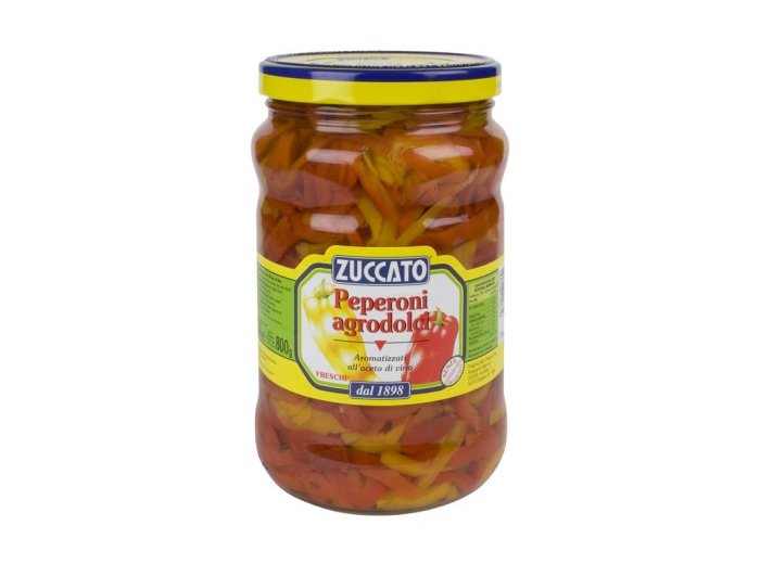 Peperoni in agrodolce zuccato