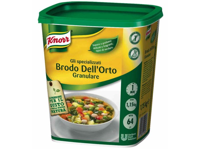 Brodo dell'orto granulare knorr