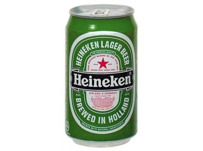 Birra heineken in lattina 330 ml