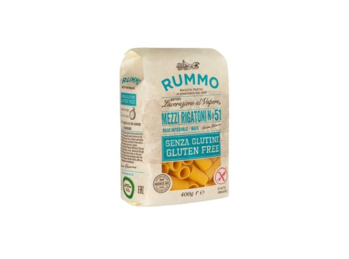 Mezzi rigatoni s/glutine 400 gr rummo