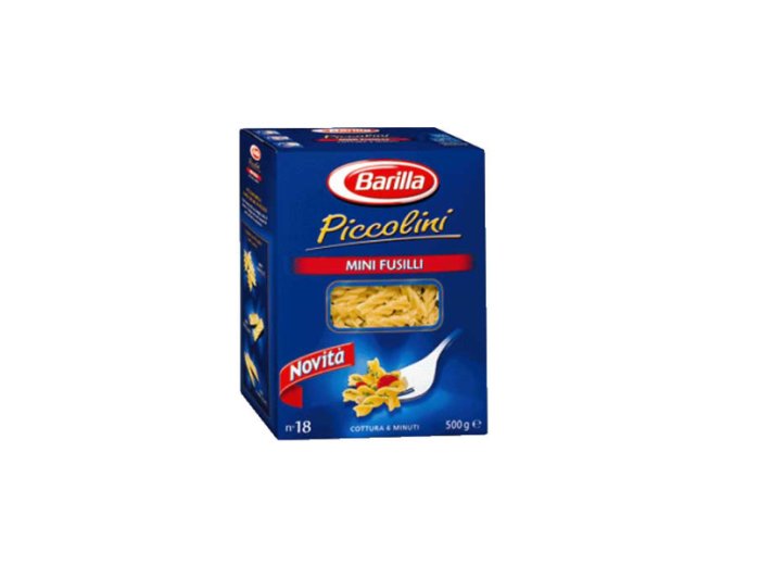 Mini fusilli 500 gr barilla