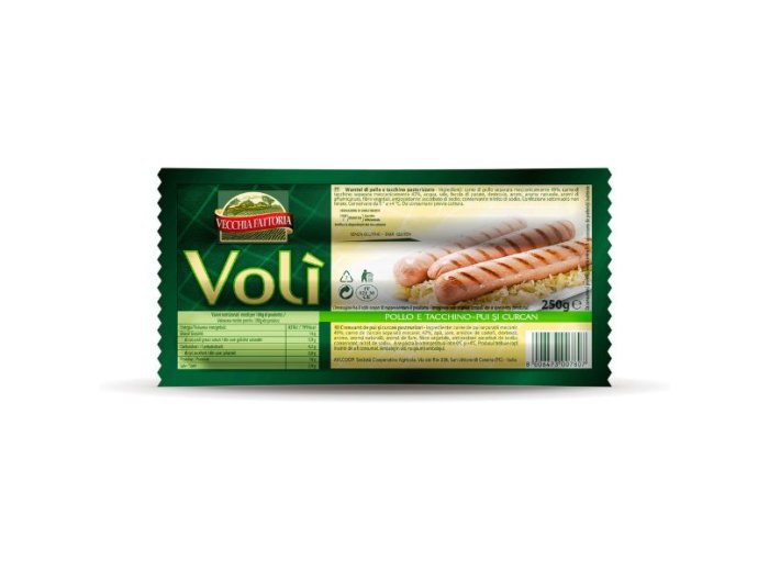 Wurstel pollo/tacch. v.fattoria 250gr
