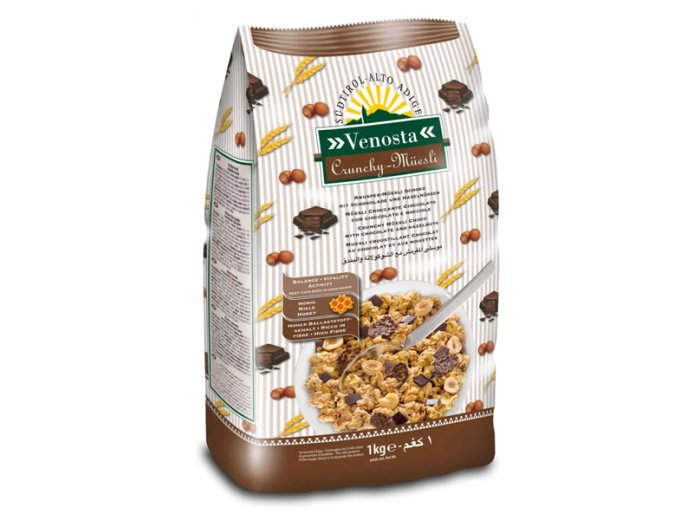 Muesli croccante cioccolato e nocciole