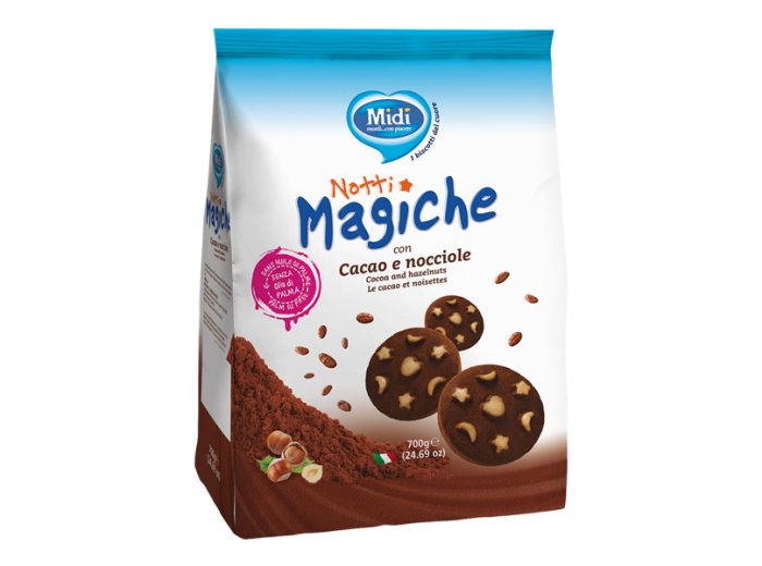 Biscotti frollini cacao e nocciole