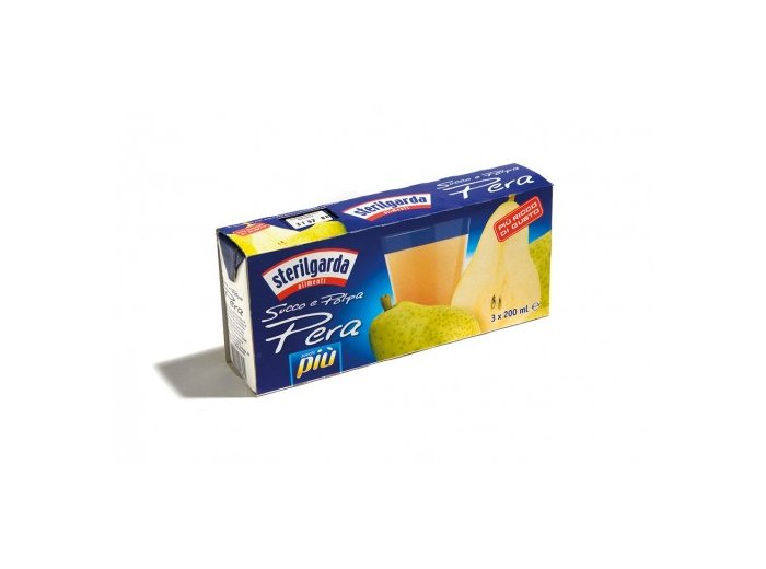 Succo e polpa di pera in brik 200 ml