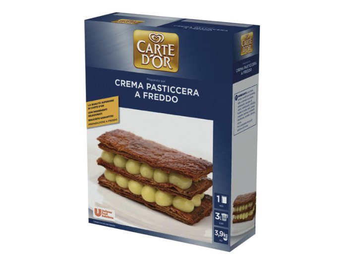 Preparato per crema pasticcera a freddo