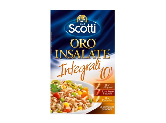 Riso integrale per insalate scotti