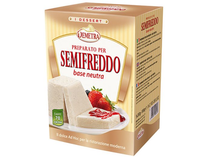 Preparato per semifreddo base neutra