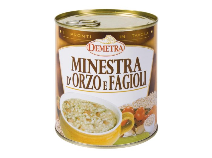 Minestra di orzo e fagioli demetra