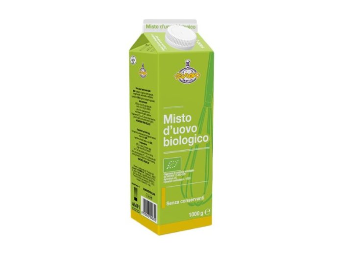 Misto d'uovo biologico pastorizzato
