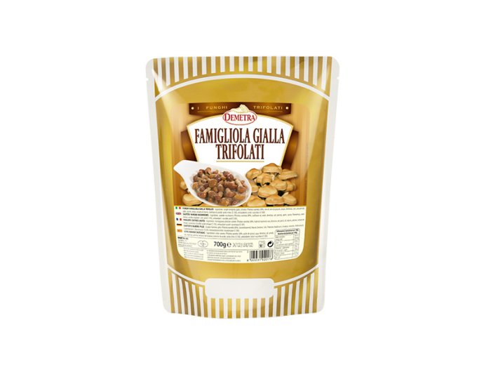 Funghi famigliola gialla coltivati