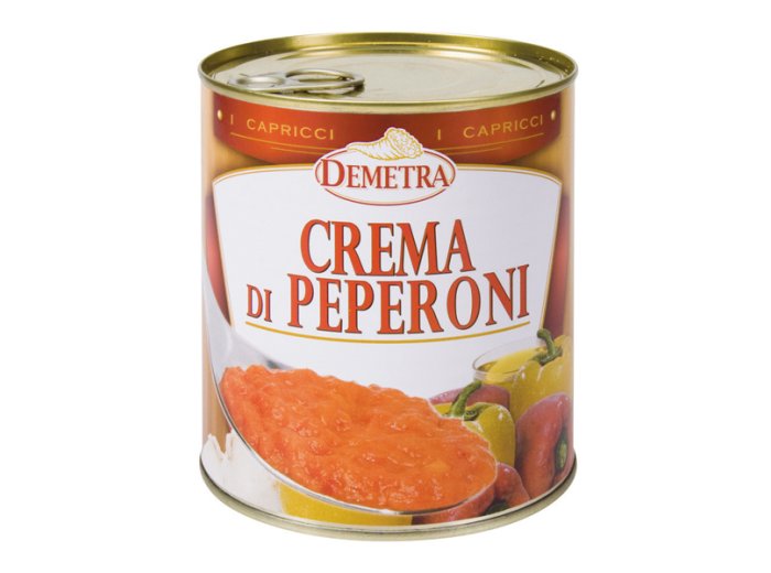 Crema di peperoni 820 gr demetra