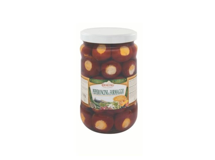 Peperoncini farciti al formaggio demetra