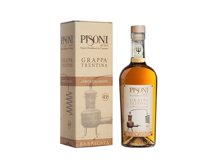 Grappa gewurztraminer barricata 45%