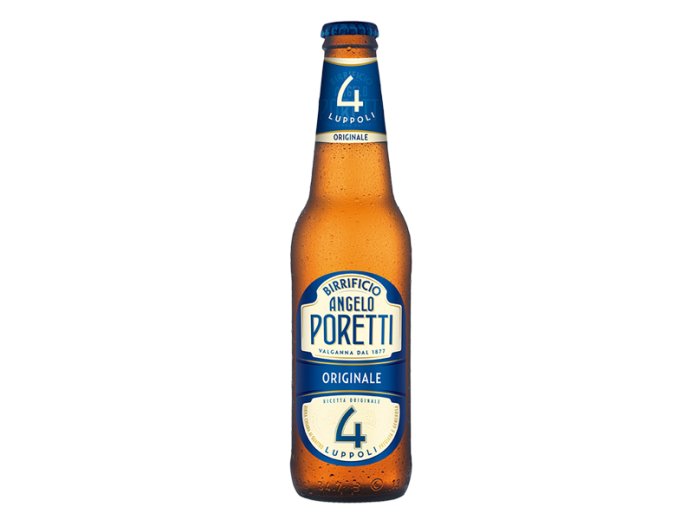 Birra poretti 4 luppoli bottiglia 330 ml