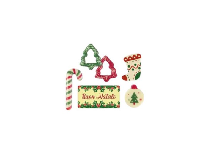 Kit natale choc assortito rosso e verde