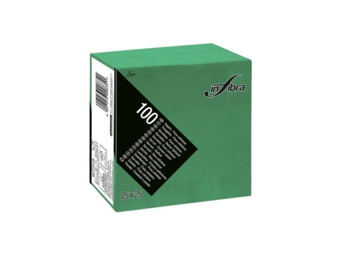 Tovaglioli 2 v 25x25 verde foresta