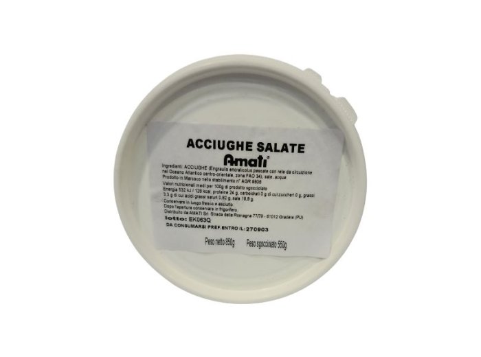 Acciughe salate intere amati