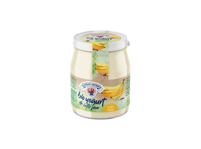 Yogurt intero BIO banana vetro 150 gr
