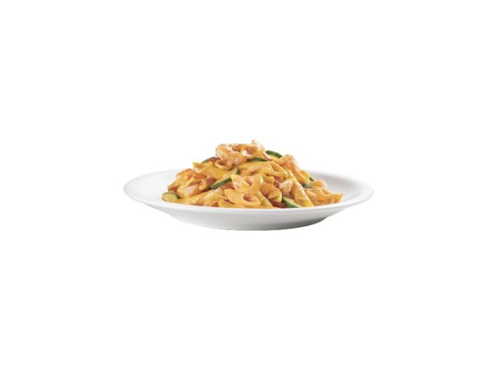 Garganelli gamberi/zucchine fiordiprimi