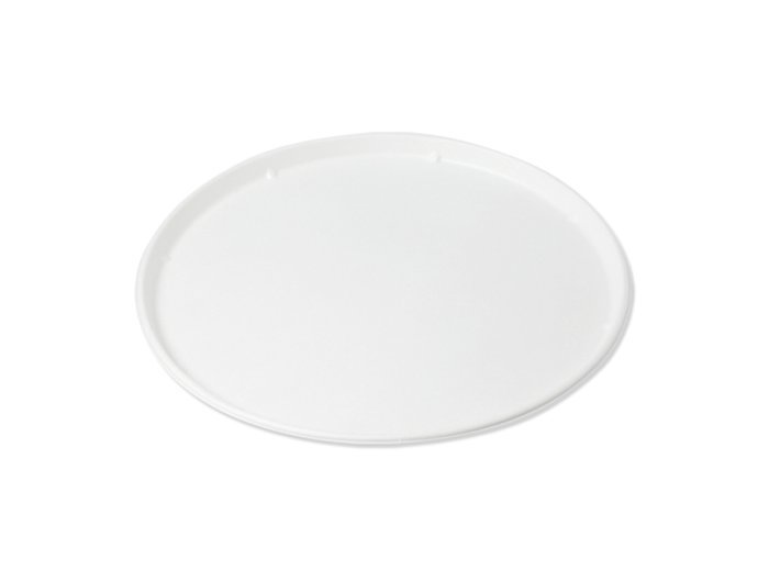 Piatto pizza cellulosa bianco