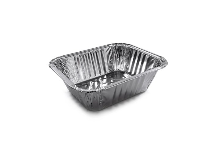 Vaschetta allum. 1porz 15x12cm s/bordo