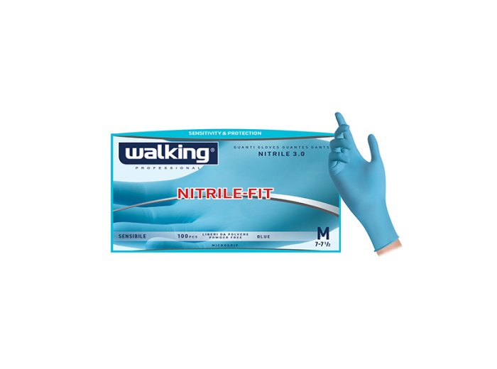 Guanti nitrile azzurri 100 pz/cf tg. xl