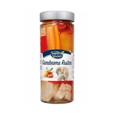 Giardiniera rustica in agrodolce 600 gr