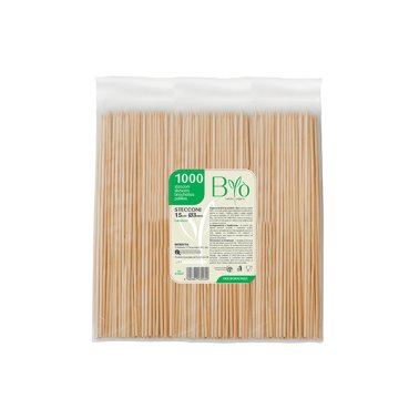 Stuzzicadenti lunghi spiedi bamboo 20 cm
