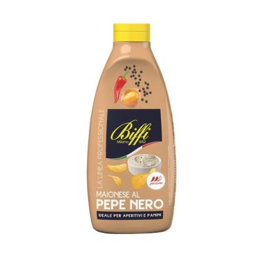 Salsa maionese al pepe nero 800gr biffi