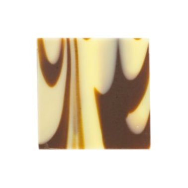 Quadrato marmol choc fondente/bianco