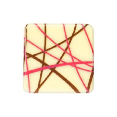 Quadrato intreccio choc bianco