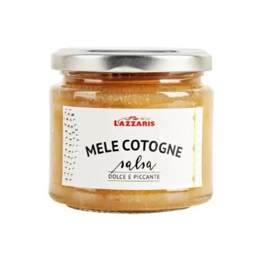 Salsa di mele cotogne 120 gr lazzaris
