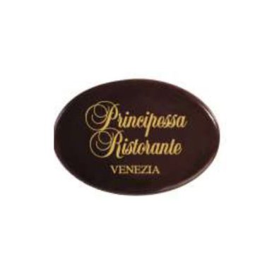 Placchetta choc rotonda 30 mm pers.