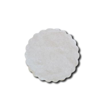 Sottovassoio carta bianca tondo 20 cm
