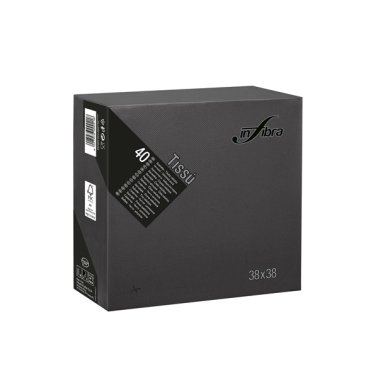 Tovaglioli 2 v 38x38 neri