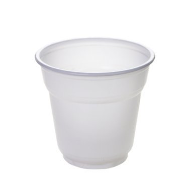Bicchiere plastica bianco 80 ml