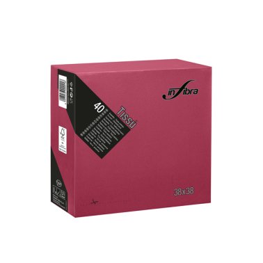 Tovaglioli 2 v 38x38 bordeaux