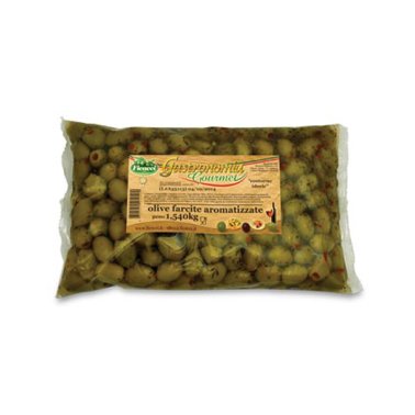 Olive verdi farcite aromatizzate ficacci
