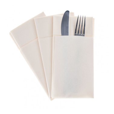 Tovaglioli 1 v 40x33 pocket dry bianco