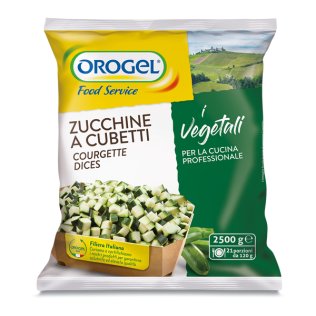 Zucchine a cubetti 12x12mm orogel